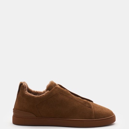 Zegna - Herren - Slip-on-Sneaker %27Triple Stitch%27 braun Zegna - Herren - Slip-on-Sneaker %27Triple Stitch%27 braun