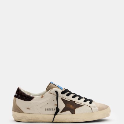 Golden Goose - Herren - Sneaker %27Super-Star Classic%27 creme/dunkelbraun Golden Goose - Herren - Sneaker %27Super-Star Classic%27 creme/dunkelbraun