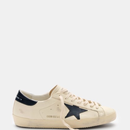 Golden Goose - Herren - Sneaker %27Super-Star Classic%27 creme/navy Golden Goose - Herren - Sneaker %27Super-Star Classic%27 creme/navy