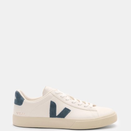 Veja - Herren - Sneaker %27Campo Leather%27 offwhite/graublau Veja - Herren - Sneaker %27Campo Leather%27 offwhite/graublau
