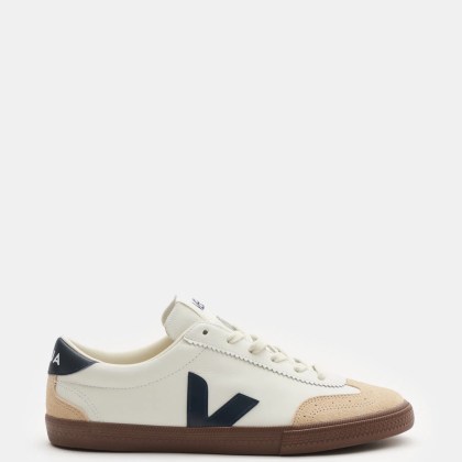 Veja - Herren - Sneaker %27Volley O.T. Leather%27 weiß/navy/beige Veja - Herren - Sneaker %27Volley O.T. Leather%27 weiß/navy/beige