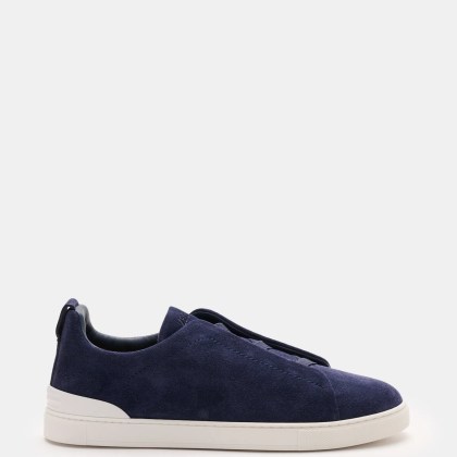 Zegna - Herren - Slip-on-Sneaker %27Triple Stitch%27 navy Zegna - Herren - Slip-on-Sneaker %27Triple Stitch%27 navy