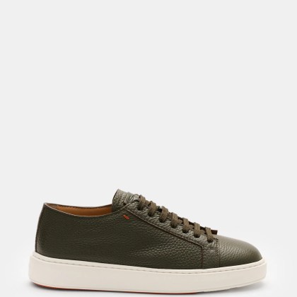 Santoni - Herren - Sneaker %27Clean Icon%27 graugrün Santoni - Herren - Sneaker %27Clean Icon%27 graugrün