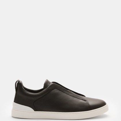 Zegna - Herren - Slip-on-Sneaker %27Triple Stitch%27 dunkelbraun Zegna - Herren - Slip-on-Sneaker %27Triple Stitch%27 dunkelbraun