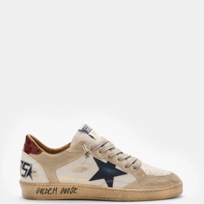 Golden Goose - Herren - Sneaker %27Ball Star%27 offwhite/beige/schwarz Golden Goose - Herren - Sneaker %27Ball Star%27 offwhite/beige/schwarz