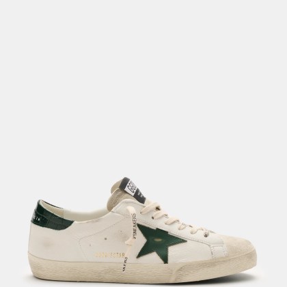Golden Goose - Herren - Sneaker %27Super-Star Classic%27 offwhite/dunkelgrün Golden Goose - Herren - Sneaker %27Super-Star Classic%27 offwhite/dunkelgrün