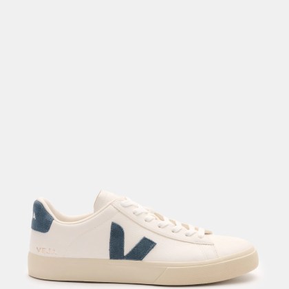 Veja - Herren - Sneaker %27Campo Leather%27 offwhite/graublau Veja - Herren - Sneaker %27Campo Leather%27 offwhite/graublau