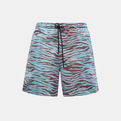 PT Torino - Herren - Badeshorts türkis/dunkelbraun gemustert PT Torino - Herren - Badeshorts türkis/dunkelbraun gemustert