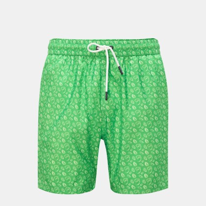 04651/ A trip in a bag - Herren - Badeshorts grün gemustert 04651/ A trip in a bag - Herren - Badeshorts grün gemustert