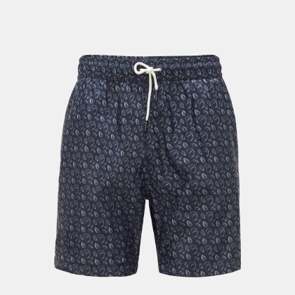 04651/ A trip in a bag - Herren - Badeshorts navy gemustert 04651/ A trip in a bag - Herren - Badeshorts navy gemustert
