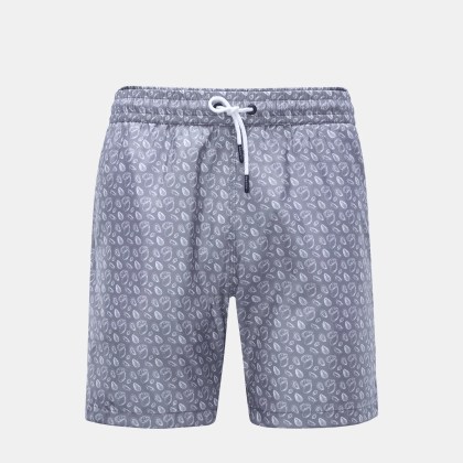 04651/ A trip in a bag - Herren - Badeshorts grau gemustert 04651/ A trip in a bag - Herren - Badeshorts grau gemustert