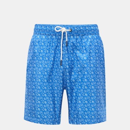 04651/ A trip in a bag - Herren - Badeshorts blau gemustert 04651/ A trip in a bag - Herren - Badeshorts blau gemustert
