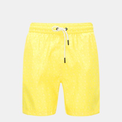 04651/ A trip in a bag - Herren - Badeshorts gelb gemustert 04651/ A trip in a bag - Herren - Badeshorts gelb gemustert