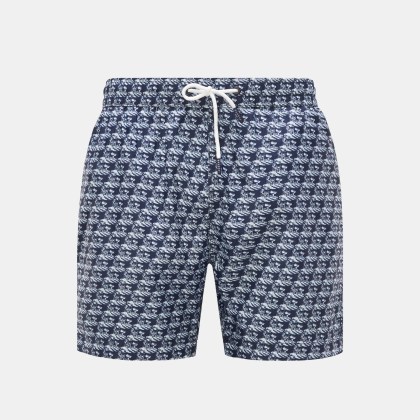 04651/ A trip in a bag - Herren - Badeshorts %27Neptun Swim%27 navy/weiß gemustert 04651/ A trip in a bag - Herren - Badeshorts %27Neptun Swim%27 navy/weiß gemustert