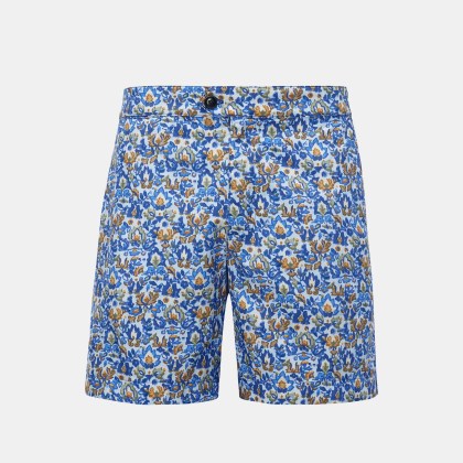 Incotex - Herren - Badeshorts blau/grün gemustert Incotex - Herren - Badeshorts blau/grün gemustert