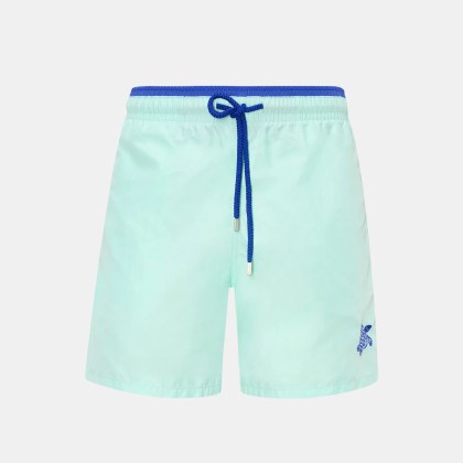 Vilebrequin - Herren - Badeshorts %27Moka%27 mintgrün/dunkelblau Vilebrequin - Herren - Badeshorts %27Moka%27 mintgrün/dunkelblau