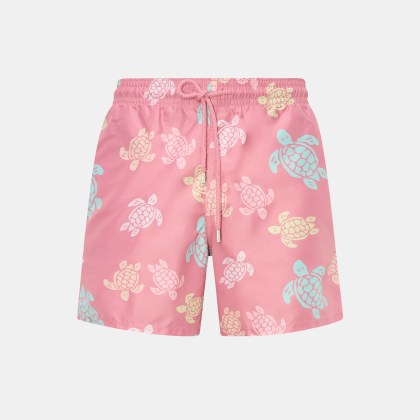 Vilebrequin - Herren - Badeshorts %27Moorea%27 rosé/mint/gelb gemustert Vilebrequin - Herren - Badeshorts %27Moorea%27 rosé/mint/gelb gemustert
