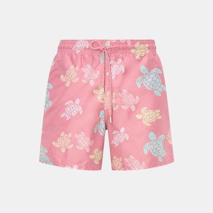 Vilebrequin - Herren - Badeshorts %27Moorea%27 rosé/mint/gelb gemustert Vilebrequin - Herren - Badeshorts %27Moorea%27 rosé/mint/gelb gemustert