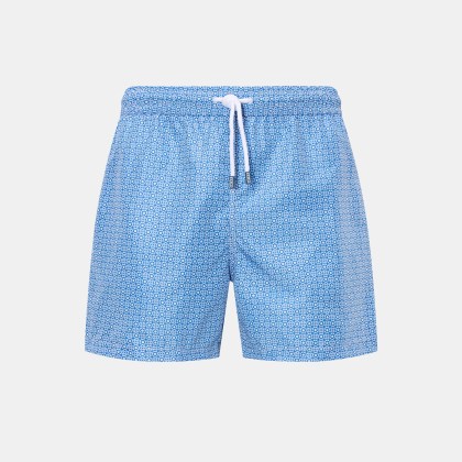 Fedeli - Herren - Badeshorts %27Madeira Airstop%27 blau/weiß gemustert Fedeli - Herren - Badeshorts %27Madeira Airstop%27 blau/weiß gemustert
