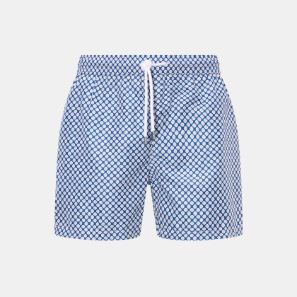 Fedeli - Herren - Badeshorts %27Madeira Airstop%27 dunkelblau/beige gemustert Fedeli - Herren - Badeshorts %27Madeira Airstop%27 dunkelblau/beige gemustert