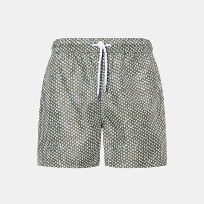 Fedeli - Herren - Badeshorts %27Madeira Airstop%27 grün/weiß/hellblau gemustert Fedeli - Herren - Badeshorts %27Madeira Airstop%27 grün/weiß/hellblau gemustert