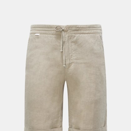 04651/ A trip in a bag - Herren - Leinen-Bermudas %27Linen Bermuda%27 sand 04651/ A trip in a bag - Herren - Leinen-Bermudas %27Linen Bermuda%27 sand