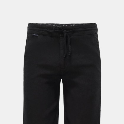 04651/ A trip in a bag - Herren - Leinen-Bermudas %27Linen Bermuda%27 schwarz 04651/ A trip in a bag - Herren - Leinen-Bermudas %27Linen Bermuda%27 schwarz