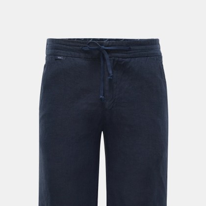 04651/ A trip in a bag - Herren - Leinen-Bermudas %27Linen Bermuda%27 navy 04651/ A trip in a bag - Herren - Leinen-Bermudas %27Linen Bermuda%27 navy