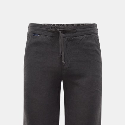 04651/ A trip in a bag - Herren - Leinen-Bermudas %27Linen Bermuda%27 dunkelgrau 04651/ A trip in a bag - Herren - Leinen-Bermudas %27Linen Bermuda%27 dunkelgrau