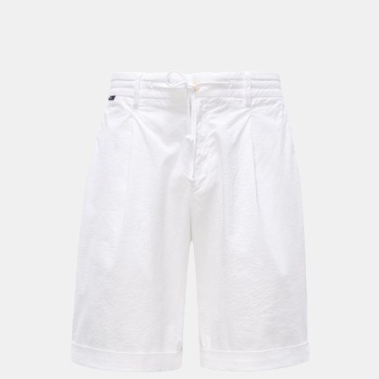 04651/ A trip in a bag - Herren - Seersucker-Bermudas weiß 04651/ A trip in a bag - Herren - Seersucker-Bermudas weiß