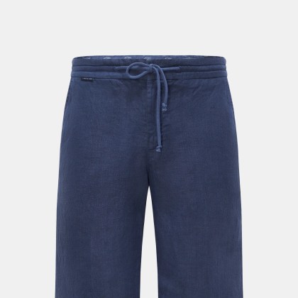 04651/ A trip in a bag - Herren - Leinen-Bermudas %27Linen Bermuda%27 dunkelblau 04651/ A trip in a bag - Herren - Leinen-Bermudas %27Linen Bermuda%27 dunkelblau