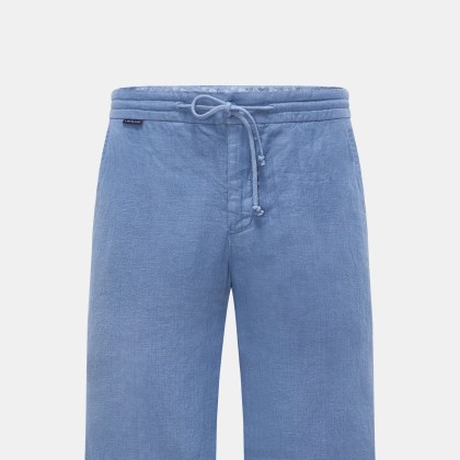04651/ A trip in a bag - Herren - Leinen-Bermudas %27Linen Bermuda%27 rauchblau 04651/ A trip in a bag - Herren - Leinen-Bermudas %27Linen Bermuda%27 rauchblau
