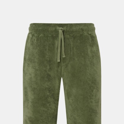 04651/ A trip in a bag - Herren - Frottee-Shorts %27Terry%27 grün 04651/ A trip in a bag - Herren - Frottee-Shorts %27Terry%27 grün