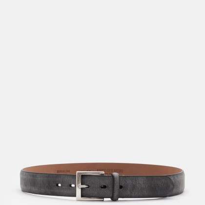 Fausto Colato - Herren - Gürtel Antilopenleder dunkelgrau Fausto Colato - Herren - Gürtel Antilopenleder dunkelgrau