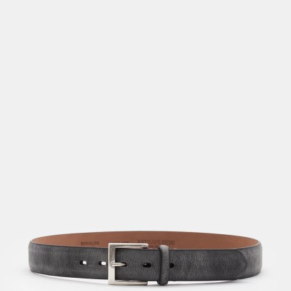 Fausto Colato - Herren - Gürtel Antilopenleder dunkelgrau Fausto Colato - Herren - Gürtel Antilopenleder dunkelgrau