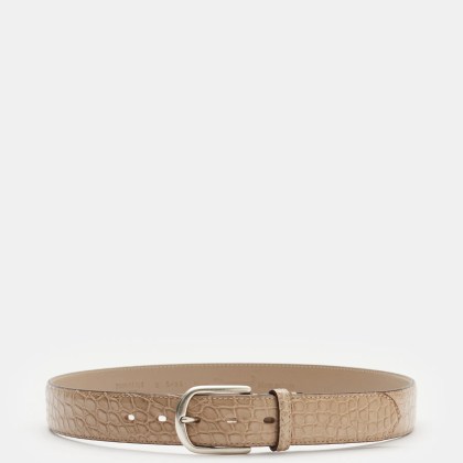 Fausto Colato - Herren - Gürtel Alligatorleder beige Fausto Colato - Herren - Gürtel Alligatorleder beige