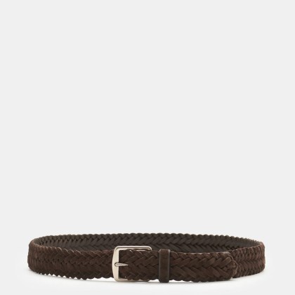 Officine Creative - Herren - Flechtgürtel dunkelbraun Officine Creative - Herren - Flechtgürtel dunkelbraun