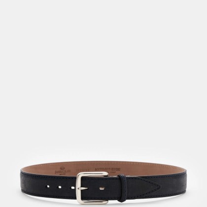 Fausto Colato - Herren - Gürtel Antilopenleder navy Fausto Colato - Herren - Gürtel Antilopenleder navy