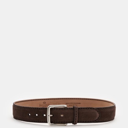 Fausto Colato - Herren - Veloursledergürtel braun Fausto Colato - Herren - Veloursledergürtel braun