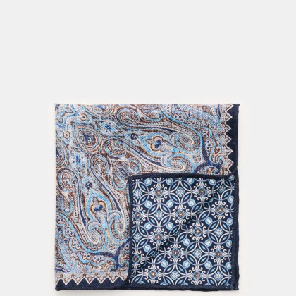 Rosi Collection - Herren - Einstecktuch %27Easy%27 navy/blau/weiß gemustert Rosi Collection - Herren - Einstecktuch %27Easy%27 navy/blau/weiß gemustert