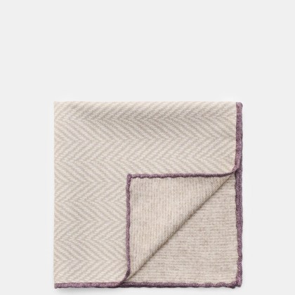 Brunello Cucinelli - Herren - Seiden-Einstecktuch creme/beige gemustert Brunello Cucinelli - Herren - Seiden-Einstecktuch creme/beige gemustert