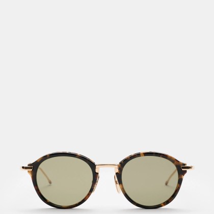 Thom Browne - Herren - Sonnenbrille dunkelbraun/gold gemustert Thom Browne - Herren - Sonnenbrille dunkelbraun/gold gemustert