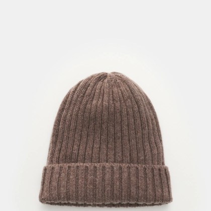 Fedeli - Herren - Cashmere Mütze %27Bruno%27 graubraun Fedeli - Herren - Cashmere Mütze %27Bruno%27 graubraun