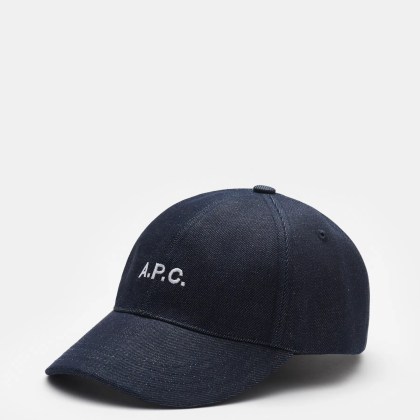 A.P.C. - Herren - Denim Baseball-Cap %27Charlie%27 navy A.P.C. - Herren - Denim Baseball-Cap %27Charlie%27 navy