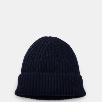 Lisa Yang - Herren - Cashmere Mütze %27Menton%27 navy Lisa Yang - Herren - Cashmere Mütze %27Menton%27 navy