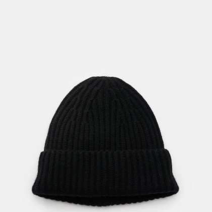Lisa Yang - Herren - Cashmere Mütze %27Menton%27 schwarz Lisa Yang - Herren - Cashmere Mütze %27Menton%27 schwarz