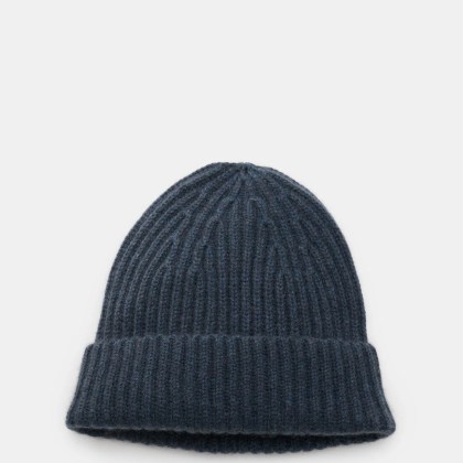 Lisa Yang - Herren - Cashmere Mütze %27Menton%27 graublau Lisa Yang - Herren - Cashmere Mütze %27Menton%27 graublau