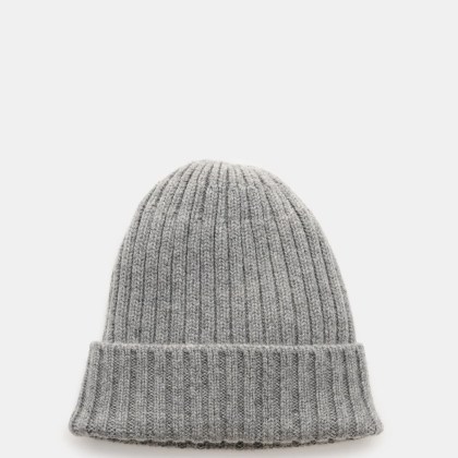 Fedeli - Herren - Cashmere Mütze grau meliert Fedeli - Herren - Cashmere Mütze grau meliert