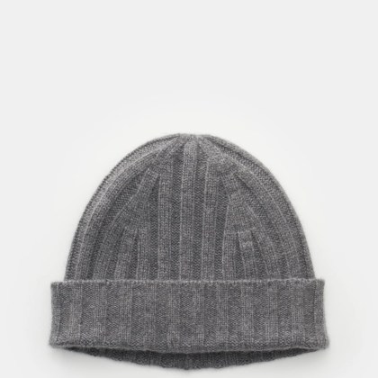 von Braun - Herren - Cashmere Mütze grau meliert von Braun - Herren - Cashmere Mütze grau meliert