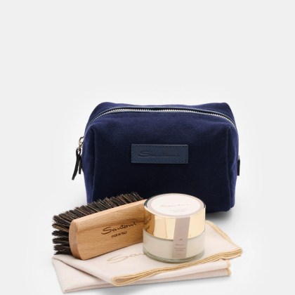 Santoni - Herren - Schuhpflege-Set navy Santoni - Herren - Schuhpflege-Set navy